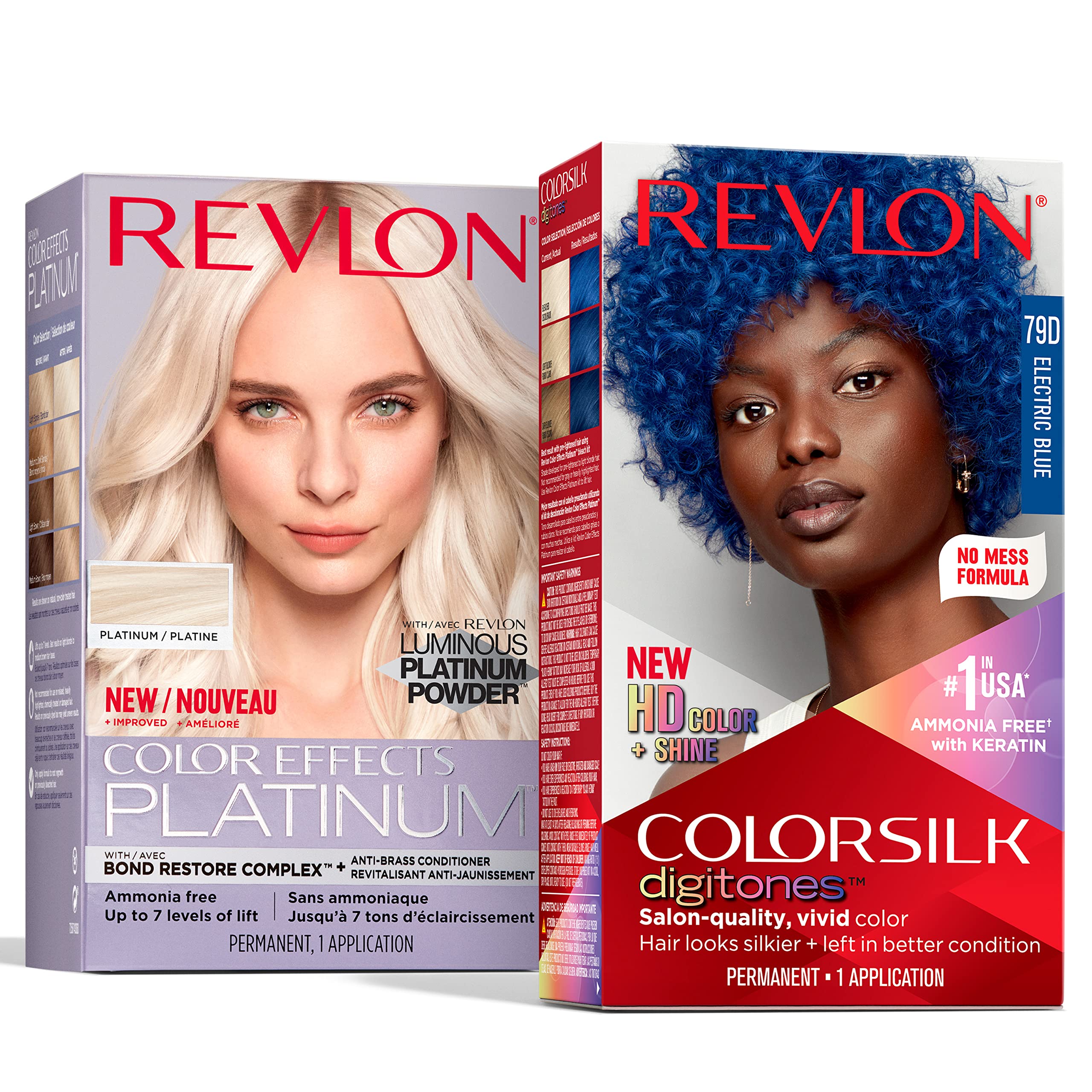 Amazon.com : Bundle of Revlon Permanent Hair Color ColorSilk